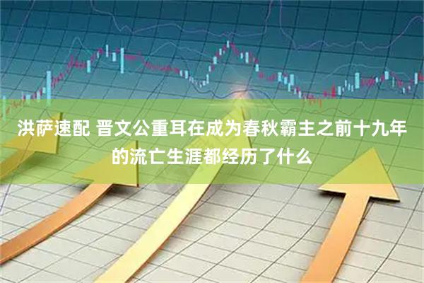 洪萨速配 晋文公重耳在成为春秋霸主之前十九年的流亡生涯都经历了什么