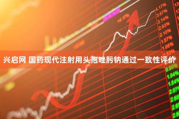 兴启网 国药现代注射用头孢唑肟钠通过一致性评价
