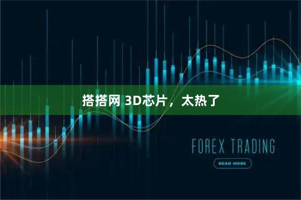搭搭网 3D芯片，太热了