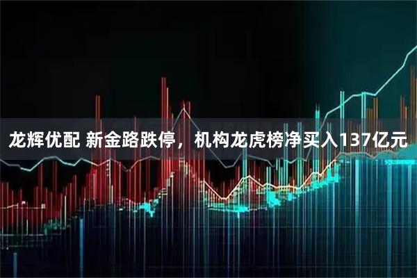 龙辉优配 新金路跌停，机构龙虎榜净买入137亿元